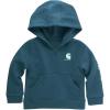 Carhartt Baby & Toddler Girls’ Half-Zip Hooded Sweatshirt(Shaded Spruce)
