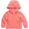 Carhartt Baby & Toddler Girls’ Half-Zip Hooded Sweatshirt(Shell Pink Heather)