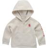 Carhartt Baby & Toddler Girls’ Half-Zip Hooded Sweatshirt(Turtledove)