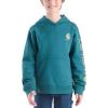 Carhartt Kid’s CA6272 Long-Sleeve Graphic Sweatshirt – Boys(Atlantic Deep)