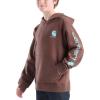 Carhartt Kid’s CA6272 Long-Sleeve Graphic Sweatshirt – Boys(Chestnut)