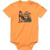 Carhartt Kid’s CA6500 Short-Sleeve Toolbelt Bodysuit – Boys(Mock Orange)
