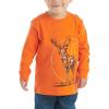 Carhartt Kid’s CA6619 Long-Sleeve Graphic Pocket T-Shirt(Orangeade Buck)