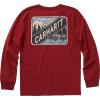 Carhartt Kid’s CA6619 Long-Sleeve Graphic Pocket T-Shirt(Sun-dried Tomato Heather)