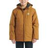 Carhartt Kid’s CP8582 Montana Insulated Hooded Jacket – Boys(Carhartt Brown)