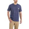 Carhartt Men’s 103296 Relaxed Fit Workwear Pocket T-Shirt(Blue snow)