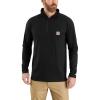 Carhartt Men’s 104255 Force® Relaxed Fit Quarter Zip Pocket T-Shirt(Black)