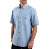 Carhartt Men’s 104369 Loose Fit Midweight Shirt(Blue Chambray)
