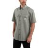 Carhartt Men’s 104369 Loose Fit Midweight Shirt(Dusty Olive Chambray)