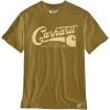 Carhartt Men’s 106531 Relaxed Fit Lightweight Short-Sleeve Script Graphic T-Shi(Fennel)