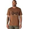 Carhartt Men’s 106531 Relaxed Fit Lightweight Short-Sleeve Script Graphic T-Shi(Red Duck Heather)