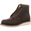 Carhartt Men’s 6 Inch Waterproof Wedge Soft Toe Work Boot(Brown Oil Tanned)