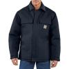 Carhartt Mens C003 Loose Fit Firm Duck Insulated Traditional Coat(Dark Navy)