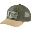 Carhartt Men’s Canvas Mesh-Back Dog Patch Cap(Dusty Olive)