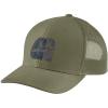 Carhartt Mens Canvas Mesh-Back Logo Embroidered Cap(Dusty Olive)