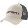 Carhartt Men’s Canvas Mesh-Back Logo Graphic Cap(Chalk)
