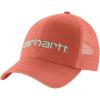 Carhartt Men’s Canvas Mesh-Back Logo Graphic Cap(Desert Orange)