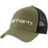 Carhartt Men’s Canvas Mesh-Back Logo Graphic Cap(Dill)