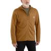 Carhartt Men’s Force Relaxed Fit Full-Zip Long-Sleeve Hooded T-Shirt(Carhartt Brown)