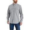 Carhartt Men’s Force Relaxed Fit Lightweight Long- Sleeve Shirt(Steel)
