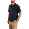 Carhartt Men’s Force Relaxed Fit Lightweight Short-Sleeve Pocket Polo(Navy)