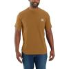 Carhartt Men’s Force Relaxed Fit Midweight Short-Sleeve Pocket T-Shirt(Carhartt Brown)