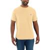 Carhartt Men’s Force Relaxed Fit Midweight Short-Sleeve Pocket T-Shirt(Golden Mist)