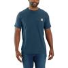 Carhartt Men’s Force Relaxed Fit Midweight Short-Sleeve Pocket T-Shirt(Light Huron Heather)