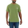 Carhartt Men’s Force Relaxed Fit Midweight Short-Sleeve Pocket T-Shirt(Switchgrass)