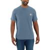 Carhartt Men’s Force Relaxed Fit Midweight Short-Sleeve Pocket T-Shirt(Thundercloud)