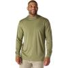 Carhartt Men’s Force Sun Defender™ Lightweight Long-Sleeve Hooded Logo Graphic T-Shirt(Dark Bronzed Green Heather)