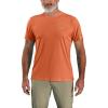 Carhartt Men’s Force Sun Defender Lightweight Short-Sleeve Logo Graphic T-Shirt(Sedona Orange)