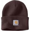 Carhartt Men’s Knit Cuffed Beanie(Dark Brown)