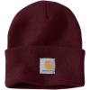 Carhartt Men’s Knit Cuffed Beanie(Port)