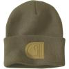 Carhartt Men’s Knit Cuffed C Patch Beanie(Dark Bronzed Green)