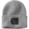 Carhartt Men’s Knit Cuffed C Patch Beanie(Heather Gray)