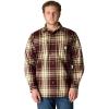 Carhartt Men’s Loose Fit Heavyweight Flannel Long-Sleeve Plaid Shirt(Port)