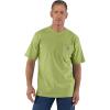 Carhartt Men’s Loose Fit Heavyweight Short-Sleeve Pocket T-Shirt(Algae Green)