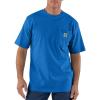Carhartt Men’s Loose Fit Heavyweight Short-Sleeve Pocket T-Shirt(Beacon Blue Heather)