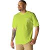 Carhartt Men’s Loose Fit Heavyweight Short-Sleeve Pocket T-Shirt(Brite Lime)