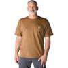 Carhartt Men’s Loose Fit Heavyweight Short-Sleeve Pocket T-Shirt(Carhartt Brown)