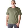 Carhartt Men’s Loose Fit Heavyweight Short-Sleeve Pocket T-Shirt(Dusty Olive)