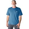 Carhartt Men’s Loose Fit Heavyweight Short-Sleeve Pocket T-Shirt(Horizon Blue)