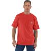 Carhartt Men’s Loose Fit Heavyweight Short-Sleeve Pocket T-Shirt(Roasted Tomato)