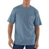 Carhartt Men’s Loose Fit Heavyweight Short-Sleeve Pocket T-Shirt(Thundercloud Heather)