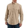 Carhartt Men’s Loose Fit Midweight Chambray Long-Sleeve Shirt(Dark Tan Chambray)