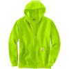 Carhartt Men’s Loose Fit Midweight Full-Zip Sweatshirt(Brite Lime)