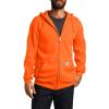 Carhartt Men’s Loose Fit Midweight Full-Zip Sweatshirt(Brite Orange)