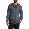 Carhartt Men’s Loose Fit Midweight Full-Zip Sweatshirt(Charcoal Heather)