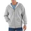 Carhartt Men’s Loose Fit Midweight Full-Zip Sweatshirt(Heather Grey)
